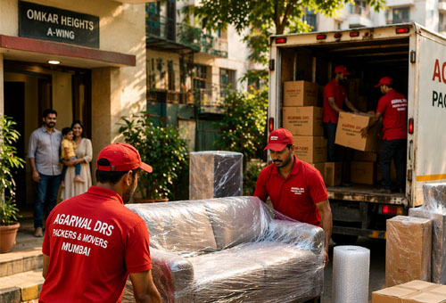 household shifting service Mumbai packing team